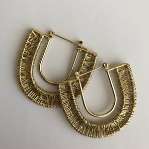 Gold-toned Hoop Earrings